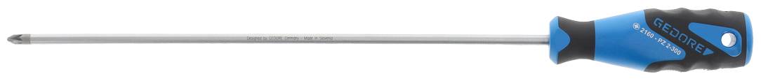 Gedore 2160 PZ 2-300 2824094 Kreuzschlitz-Schraubendreher PZ 2 Klingenlänge: 300mm DIN ISO 8764