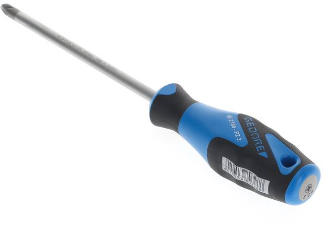 Gedore 2160 PZ 3 6684270 Kreuzschlitz-Schraubendreher PZ 3 Klingenlänge: 150mm DIN ISO 8764