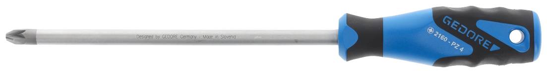 Gedore 2160 PZ 4 6684350 Kreuzschlitz-Schraubendreher PZ 4 Klingenlänge: 200mm DIN ISO 8764