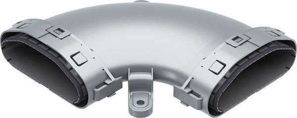 Stiebel Eltron 231122 Flexibles Lüftungsrohr Rohrbogen 90°