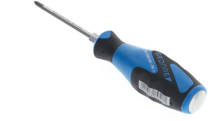 Gedore 2160SK PH 1 1845292 Kreuzschlitz-Schraubendreher PH 1 Klingenlänge: 80mm DIN ISO 8764