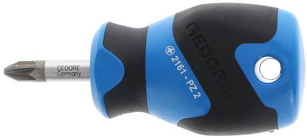 Gedore 2161 PZ 2 1550616 Kreuzschlitz-Schraubendreher PZ 2 Klingenlänge: 25mm DIN ISO 8764