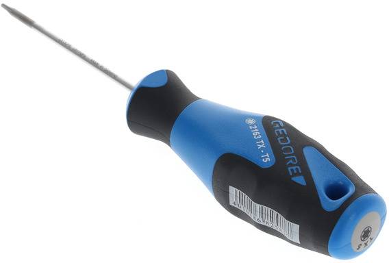 Gedore 2163 TX T5 Sechsrund-Schraubendreher Größe (Schraubendreher) T 5 Klingenlänge: 60mm 1St.