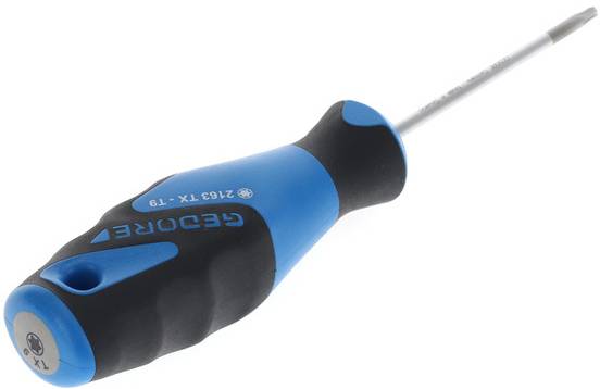 Gedore 2163 TX T9 Sechsrund-Schraubendreher Größe (Schraubendreher) T 9 Klingenlänge: 60mm 1St.