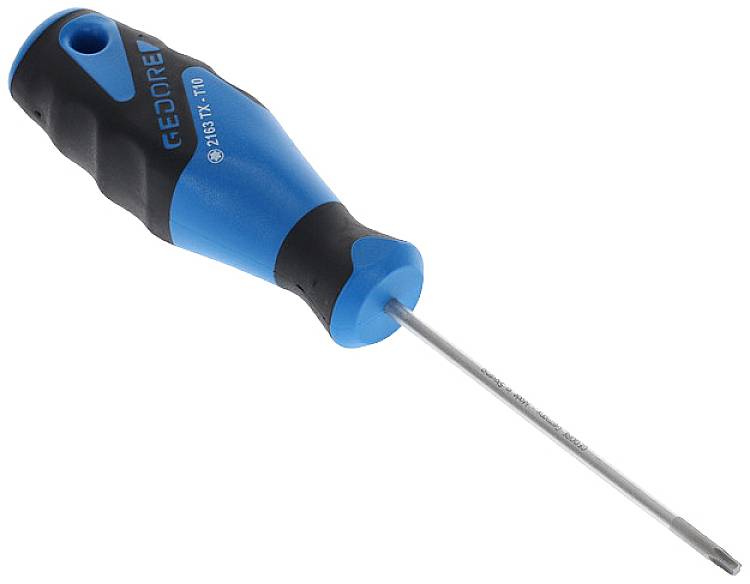 Gedore 2163 TX T10 Sechsrund-Schraubendreher Größe (Schraubendreher) T 10 Klingenlänge: 80mm 1St.