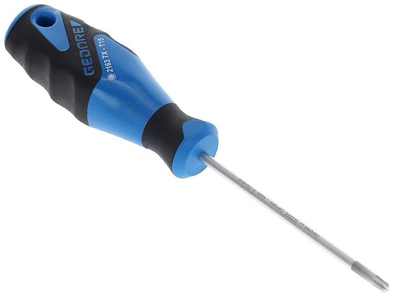 Gedore 2163 TX T15 Sechsrund-Schraubendreher Größe (Schraubendreher) T 15 Klingenlänge: 80mm 1St.
