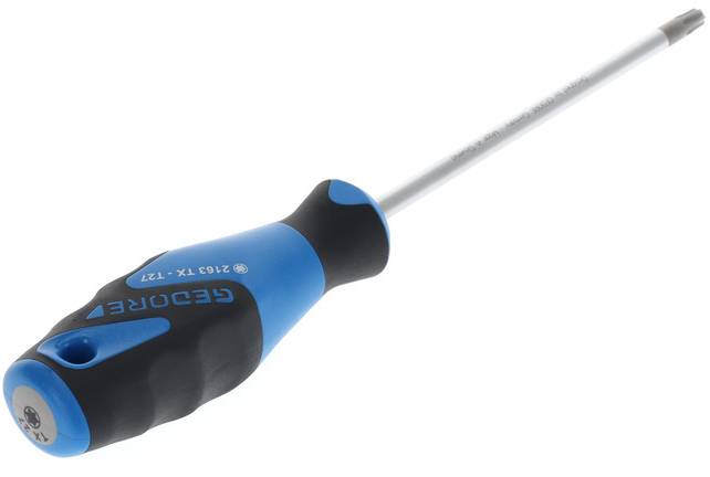 Gedore 2163 TX T27 Sechsrund-Schraubendreher Größe (Schraubendreher) T 27 Klingenlänge: 115mm 1St.