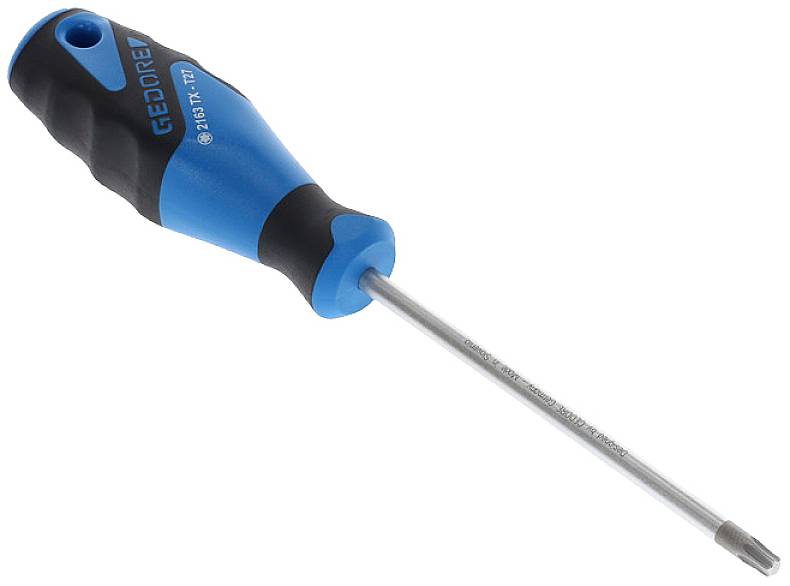 Gedore 2163 TX T27 Sechsrund-Schraubendreher Größe (Schraubendreher) T 27 Klingenlänge: 115mm 1St.