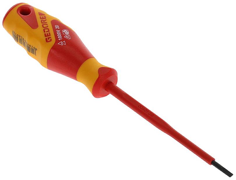 Gedore VDE 2170 3 Schlitz-Schraubendreher Klingenbreite: 3mm Klingenlänge: 100mm