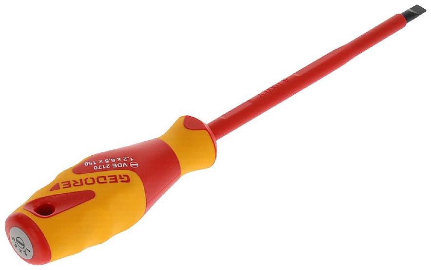 Gedore VDE 2170 6,5 Schlitz-Schraubendreher Klingenbreite: 6.5mm Klingenlänge: 150mm