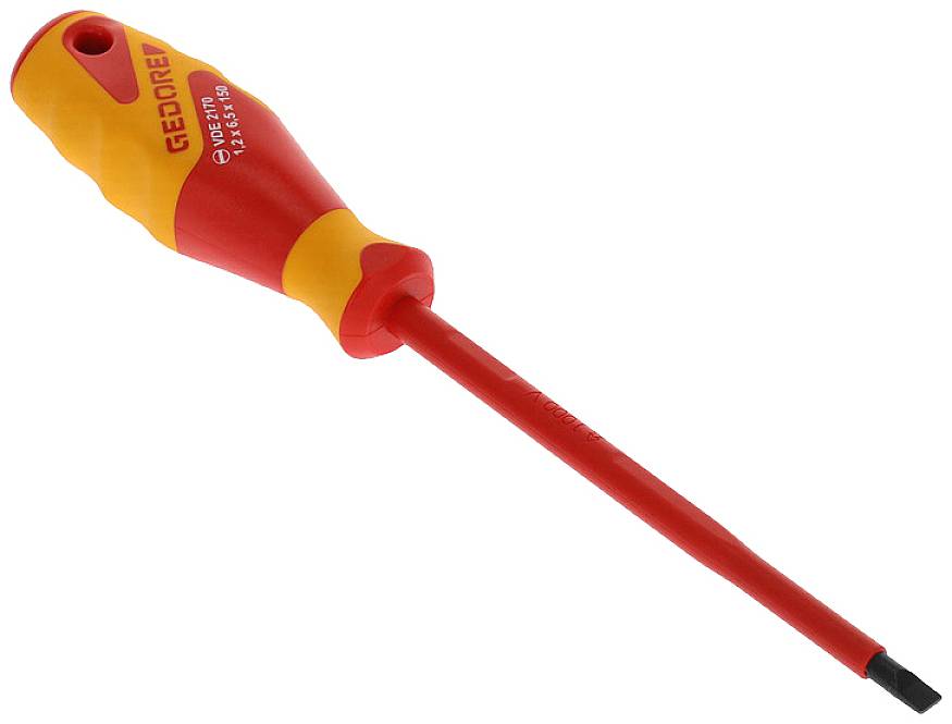 Gedore VDE 2170 6,5 Schlitz-Schraubendreher Klingenbreite: 6.5mm Klingenlänge: 150mm