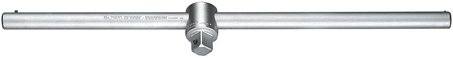 Metallischer Drehmomentschlüssel in T-Form, verwendet für das präzise Anziehen von Schrauben und Muttern im technischen Bereich.