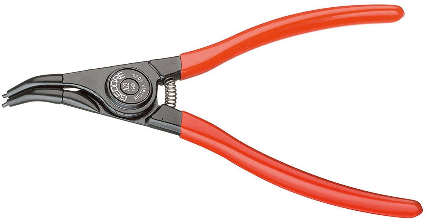 Gedore 2015064 Montagewerkzeug Passend für (Seegeringzangen) Außenringe 40-100mm Spitzenform (Details) abgewinkelt 45°