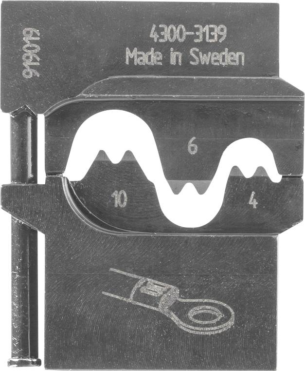 Gedore 8140-03 1830570 Crimpeinsatz Unisolierte Kabelschuhe 0.5 bis 6mm²