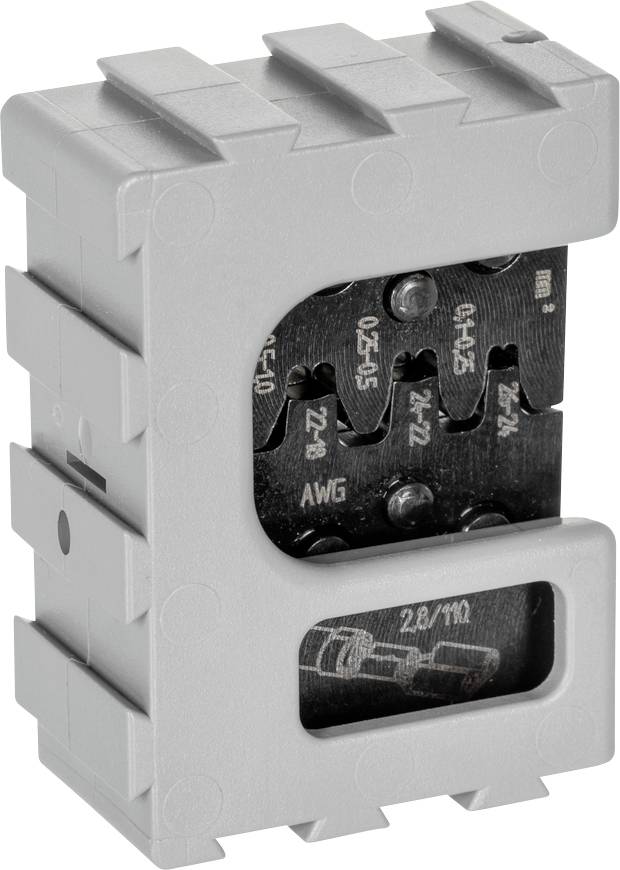 Gedore 8140-10 1830643 Crimpeinsatz Flachsteckhülsen 0.5 bis 2.5mm²