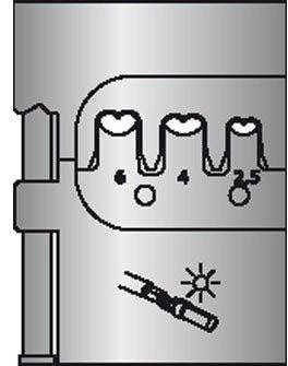 Gedore 8140-25 2078104 Crimpeinsatz geeignet für MC4 2.5 bis 6mm²