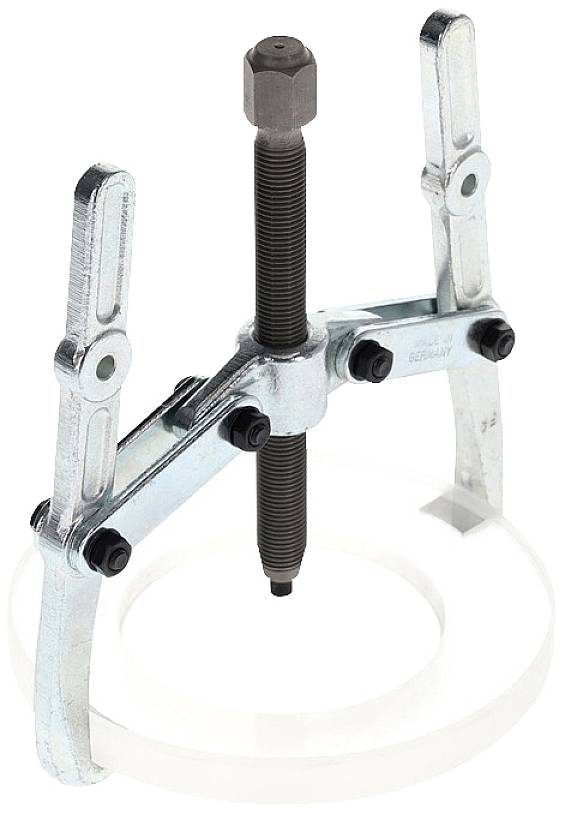 Mechanischer Abzieher mit drei Armen, Metallkonstruktion, wird zum Entfernen von Lagern oder Zahnrädern verwendet.