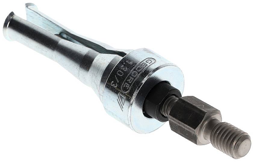 Ein Metallbohrer mit zylindrischem Schaft, geeignet für industrielle Anwendungen. Der Bohrer hat Schneidekanten zum Bohren.