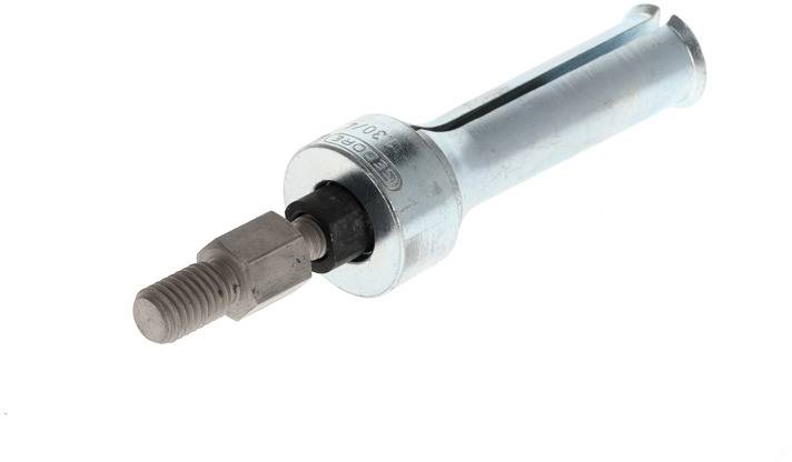 Metallwerkzeug mit zylindrischem Kopf und eingezogener Schraube, verwendet zum Halten oder Verbinden von Bauteilen in Maschinen.