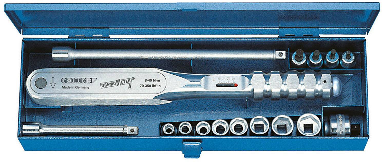 Gedore 8560-03 7682430 Drehmomentschlüssel-Set 8 - 40 Nm