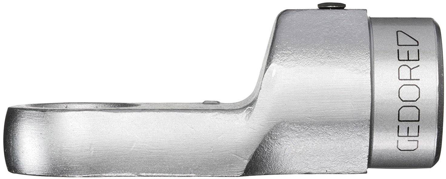 Gedore Adapter aus Metall, zylindrische Form, seitliche Aufschrift 'GEDORE', silberfarben, industrielles Werkzeugzubehör.