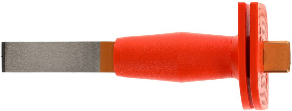 Gedore 104 HS - Schlitzmeißel flachoval, mit Handschutz 240x26x7mm 8723930