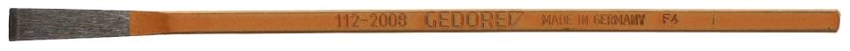Gedore 112-2008 - Elektrikermeißel 4-kant, 200x8x6mm 8744690