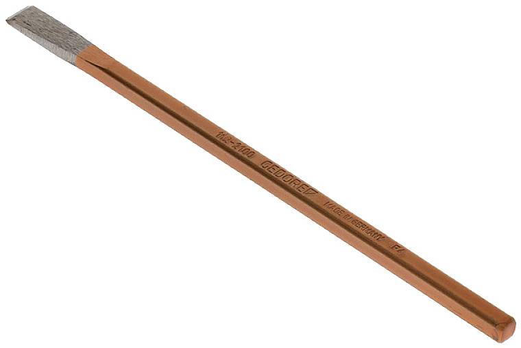 Gedore 112-2100 - Elektrikermeißel 4-kant, 200x10x7 mm 8744770