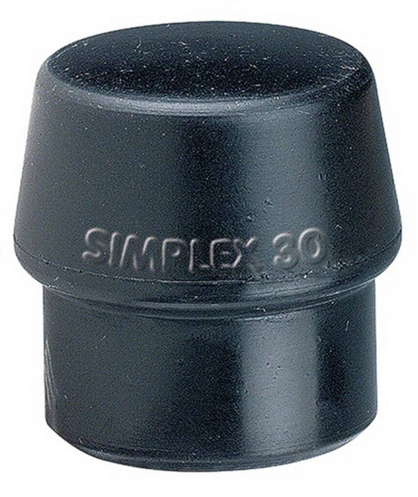 Schwarzer Gummipuffer mit der Aufschrift 'Simplex 30', wahrscheinlich für Möbel oder Maschinen, zur Stoßdämpfung oder Schutz.