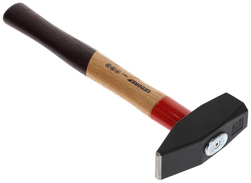 Schlosserhammer Rotband-Plus 2000g Stiel-L.400mm Hickory m.Stahlschutzhülse