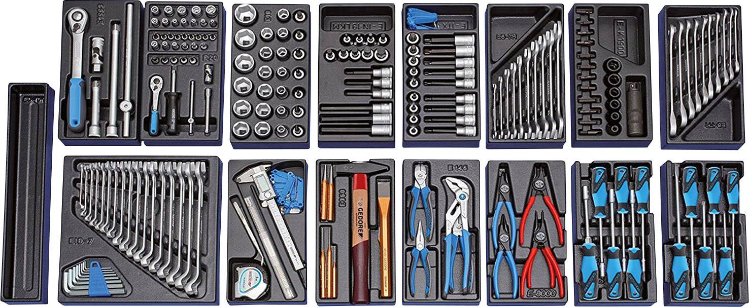 Gedore S 1500 ES-02 2319853 Werkzeugset 207teilig