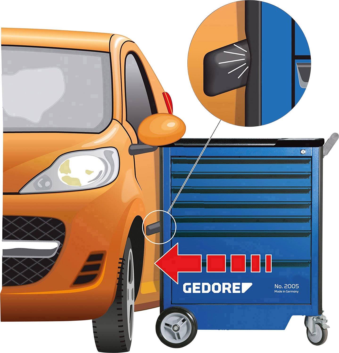 Gedore 2827379 Werkstattwagen