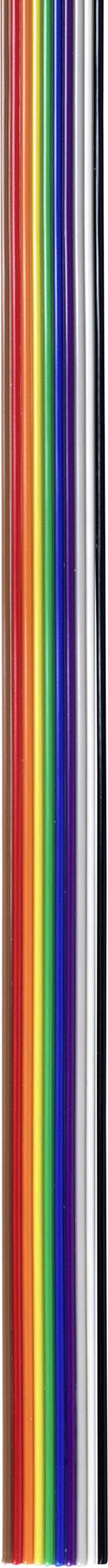 TRU COMPONENTS TC-7638576 Datenleitung 10 x 1.27mm Mehrfarbig 30m