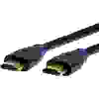 LogiLink HDMI Anschlusskabel HDMI-A Stecker, HDMI-A Stecker 15.00m Schwarz CH0067 Audio Return Channel, Ultra HD (4k) HDMI mit