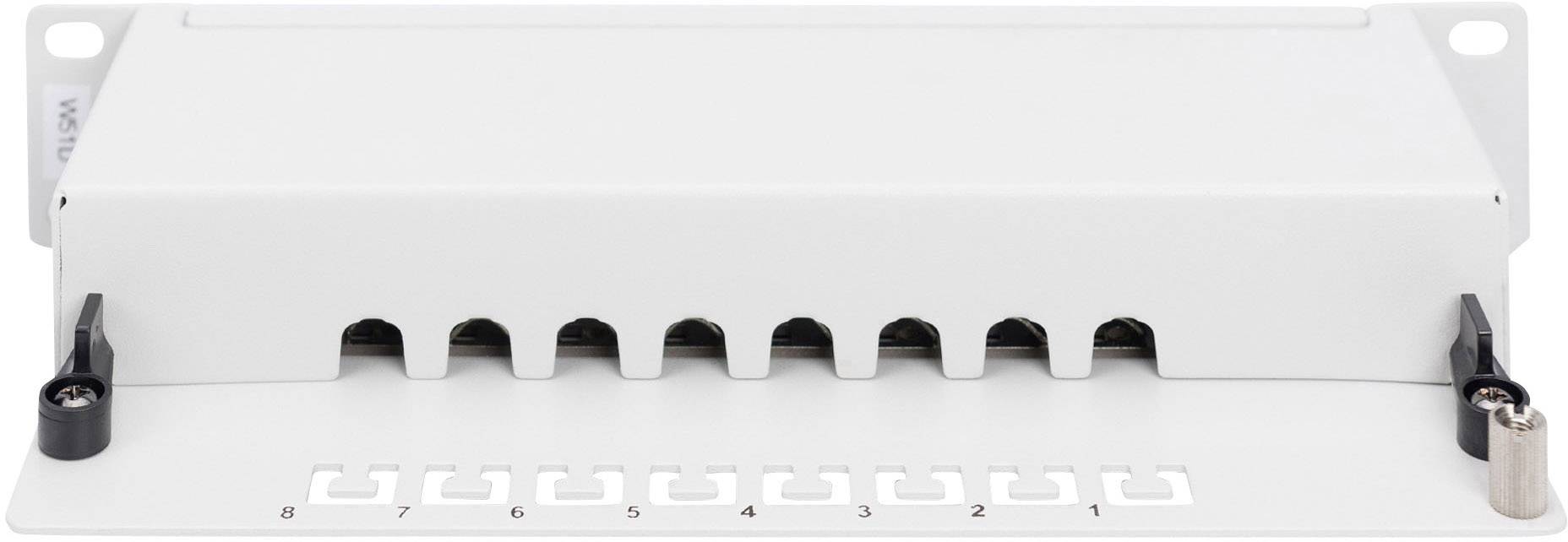 Digitus 8 Port Netzwerk-Patchpanel CAT 5e 1 HE