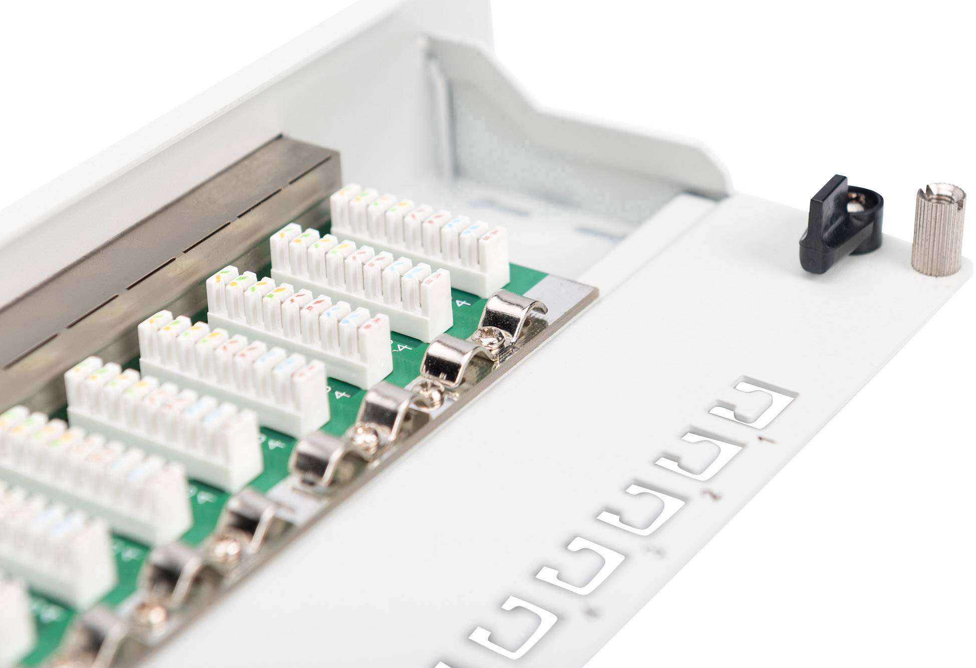 Digitus 8 Port Netzwerk-Patchpanel CAT 5e 1 HE