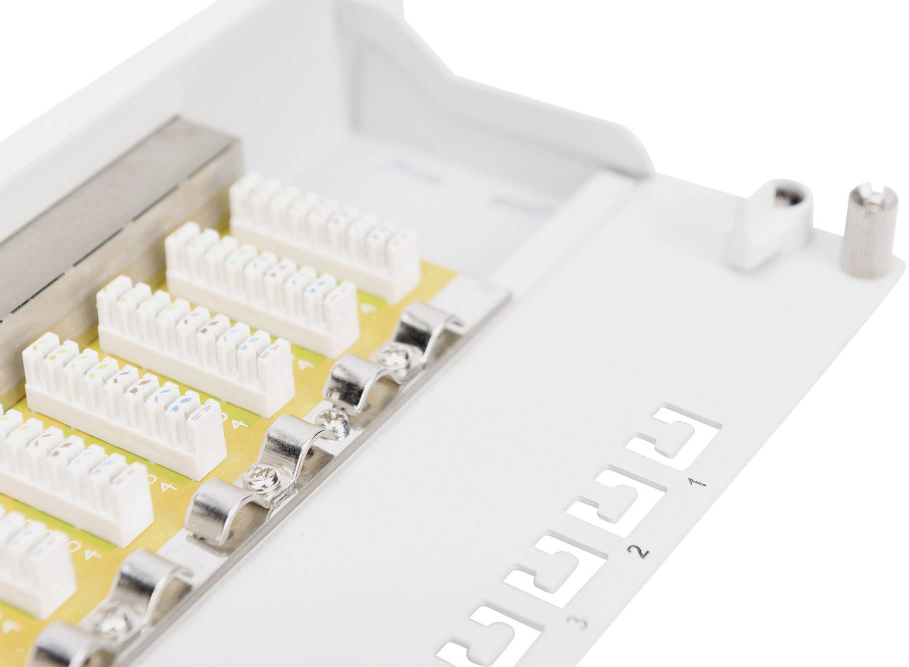 Digitus 8 Port Netzwerk-Patchpanel 254 mm (10") CAT 6 1 HE Bestückt
