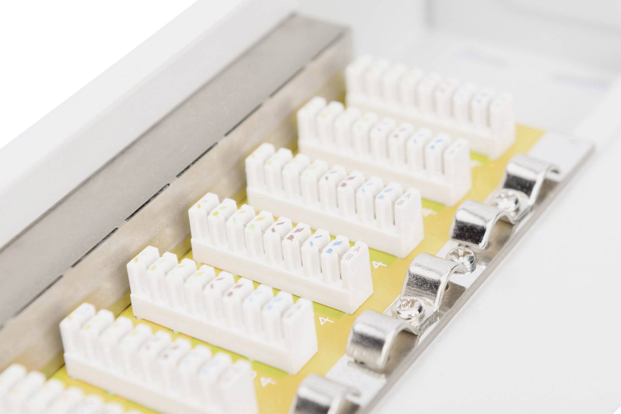 Digitus 8 Port Netzwerk-Patchpanel 254 mm (10") CAT 6 1 HE Bestückt