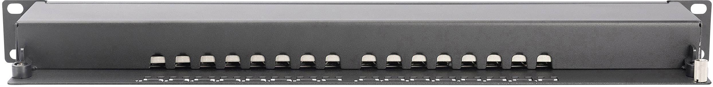 Digitus 16 Port Netzwerk-Patchpanel 483 mm (19") CAT 6 1 HE Bestückt