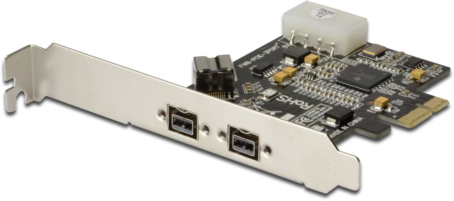 Digitus 3 Port FireWire 800-Controllerkarte FireWire 800 PCIe