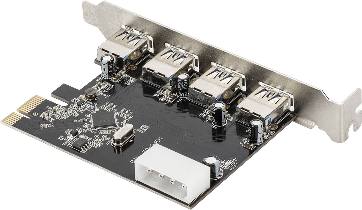 DIGITUS - 4-Port USB 3.0 PCI Express-Karte