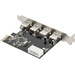 Digitus 4 Port USB 3.2 Gen 1-Controllerkarte USB 3.2 Gen 1 (USB 3.0) PCIe