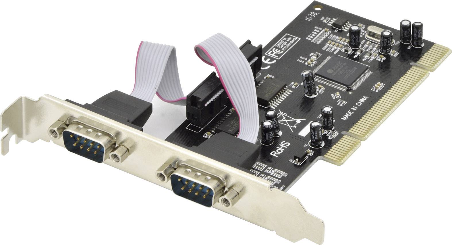 Digitus 2 Port Serielle Steckkarte Seriell (9pol.) PCI