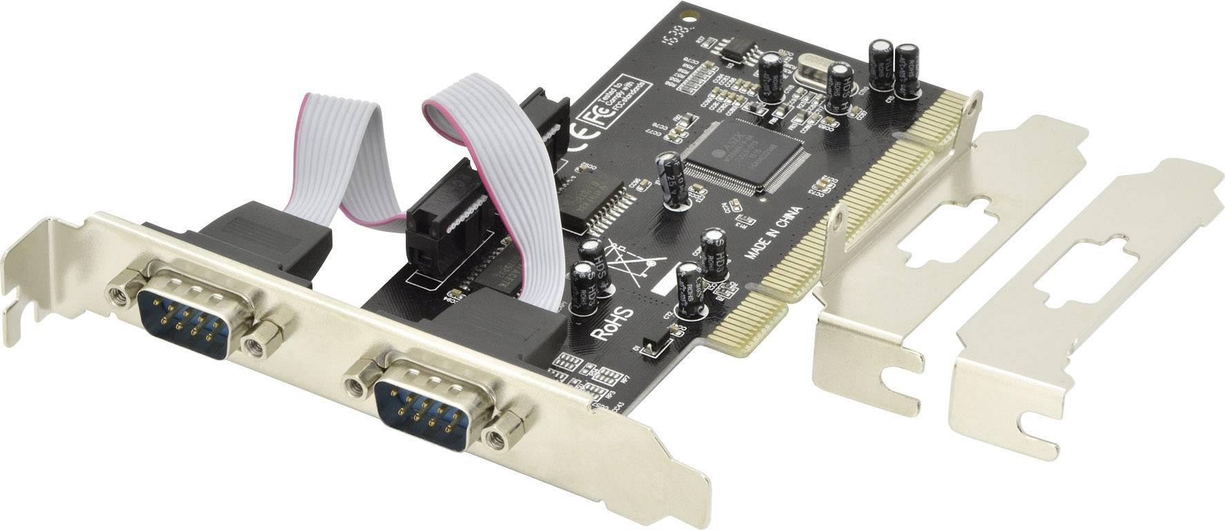 Digitus 2 Port Serielle Steckkarte Seriell (9pol.) PCI