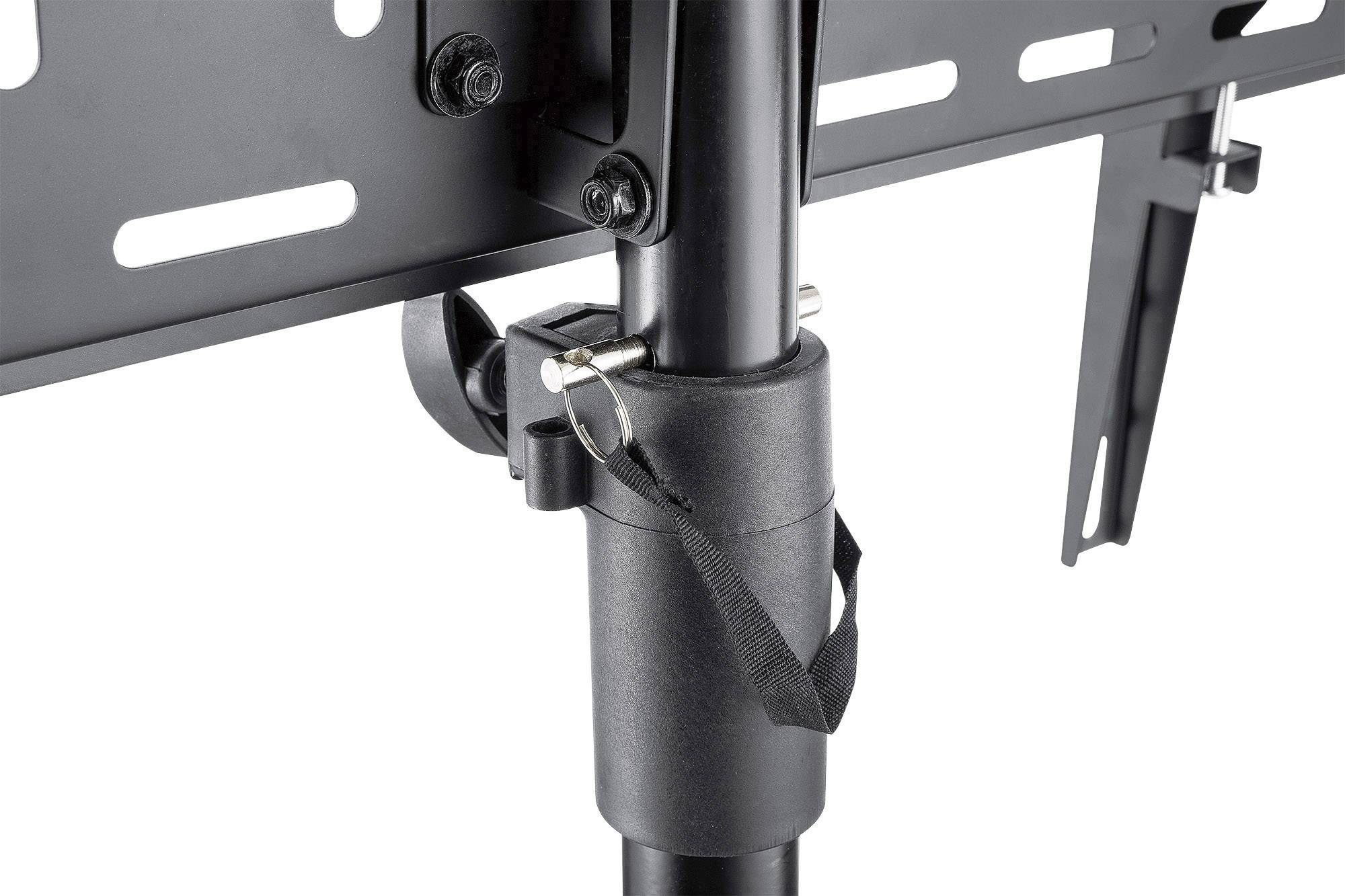 Manhattan 461412 TV-Standfuß Höhenverstellbar, Neigbar, Verstellbare Verstrebung, Zusammenklappbar 94,0cm (37") - 177,8cm