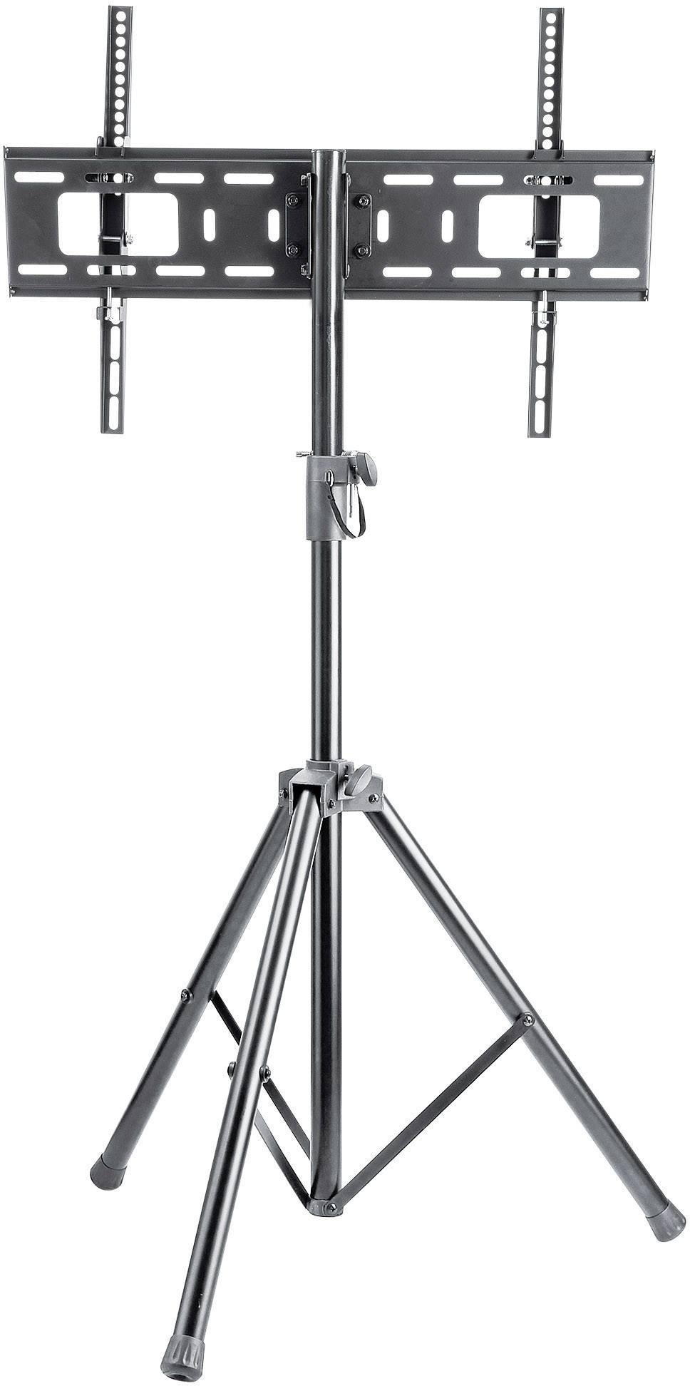 Manhattan 461412 TV-Standfuß Höhenverstellbar, Neigbar, Verstellbare Verstrebung, Zusammenklappbar 94,0cm (37") - 177,8cm
