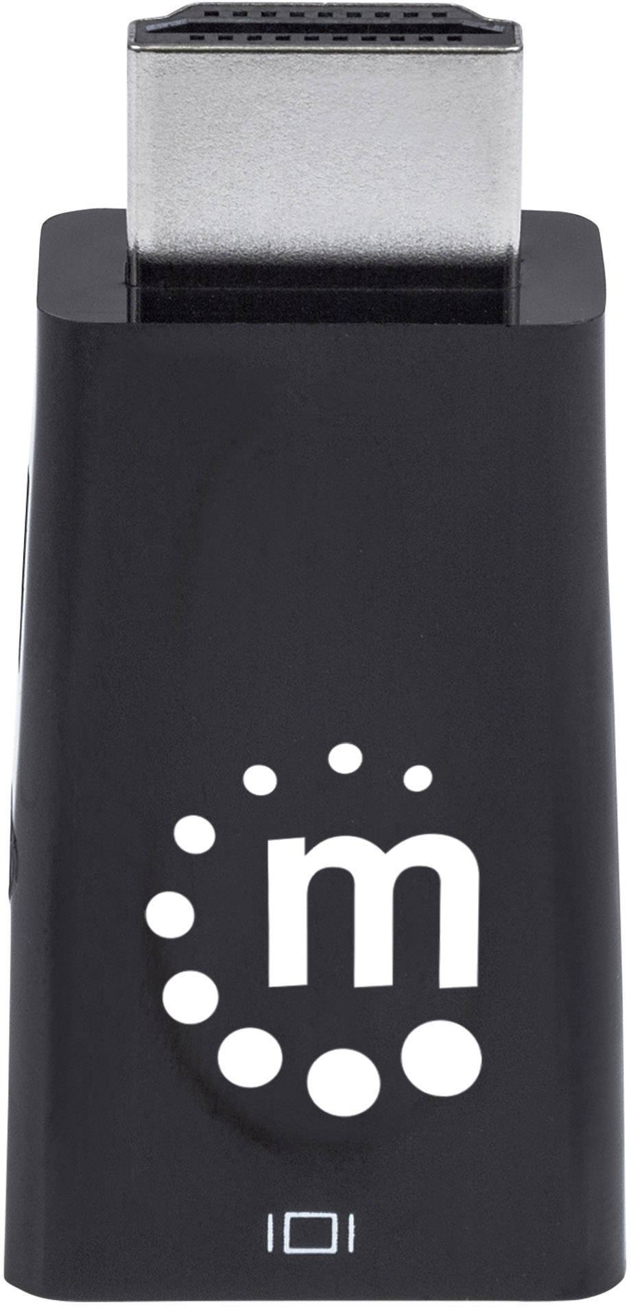 Manhattan 151542 HDMI Adapter [1x HDMI-Stecker - 1x VGA-Buchse] Schwarz