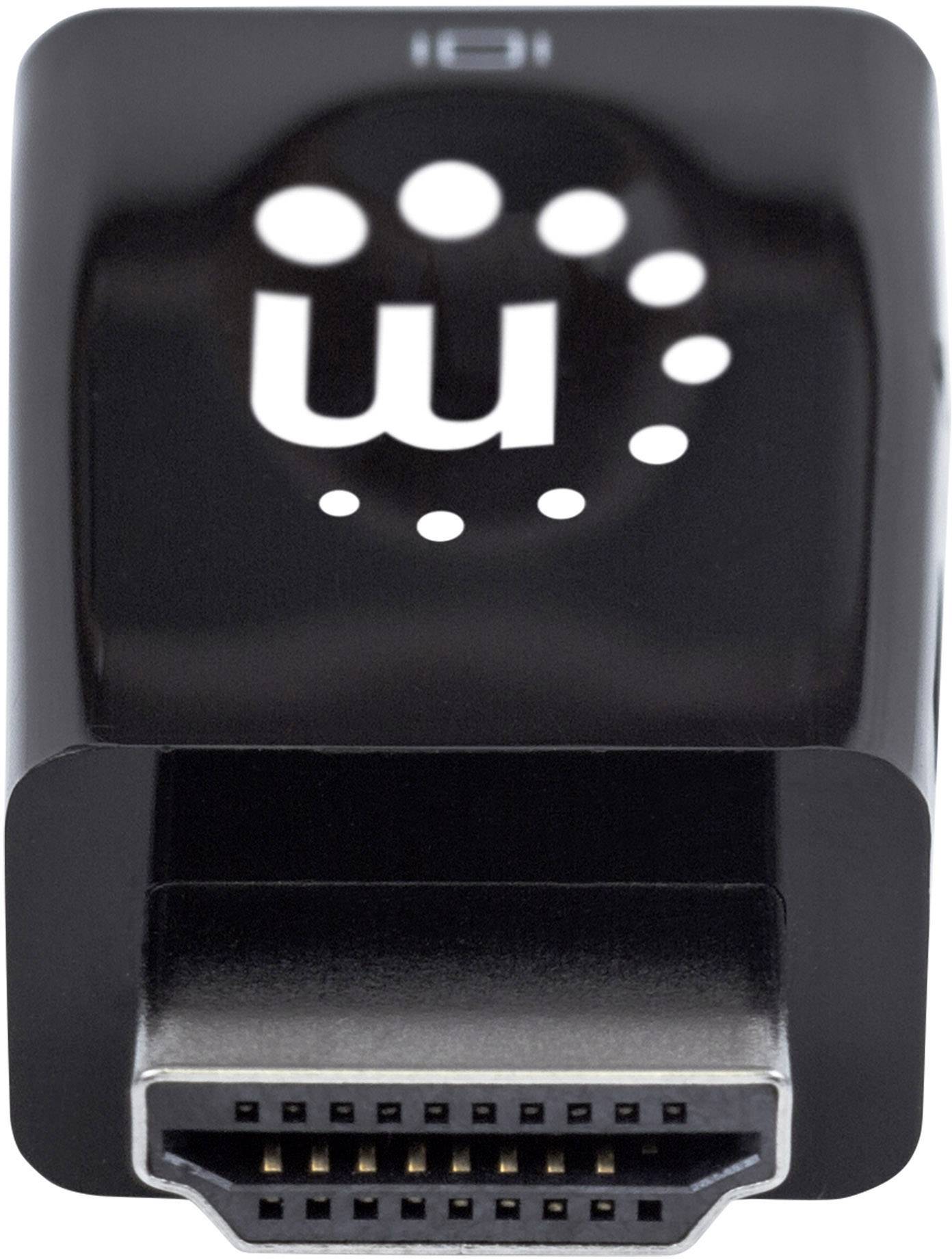 Manhattan 151542 HDMI Adapter [1x HDMI-Stecker - 1x VGA-Buchse] Schwarz