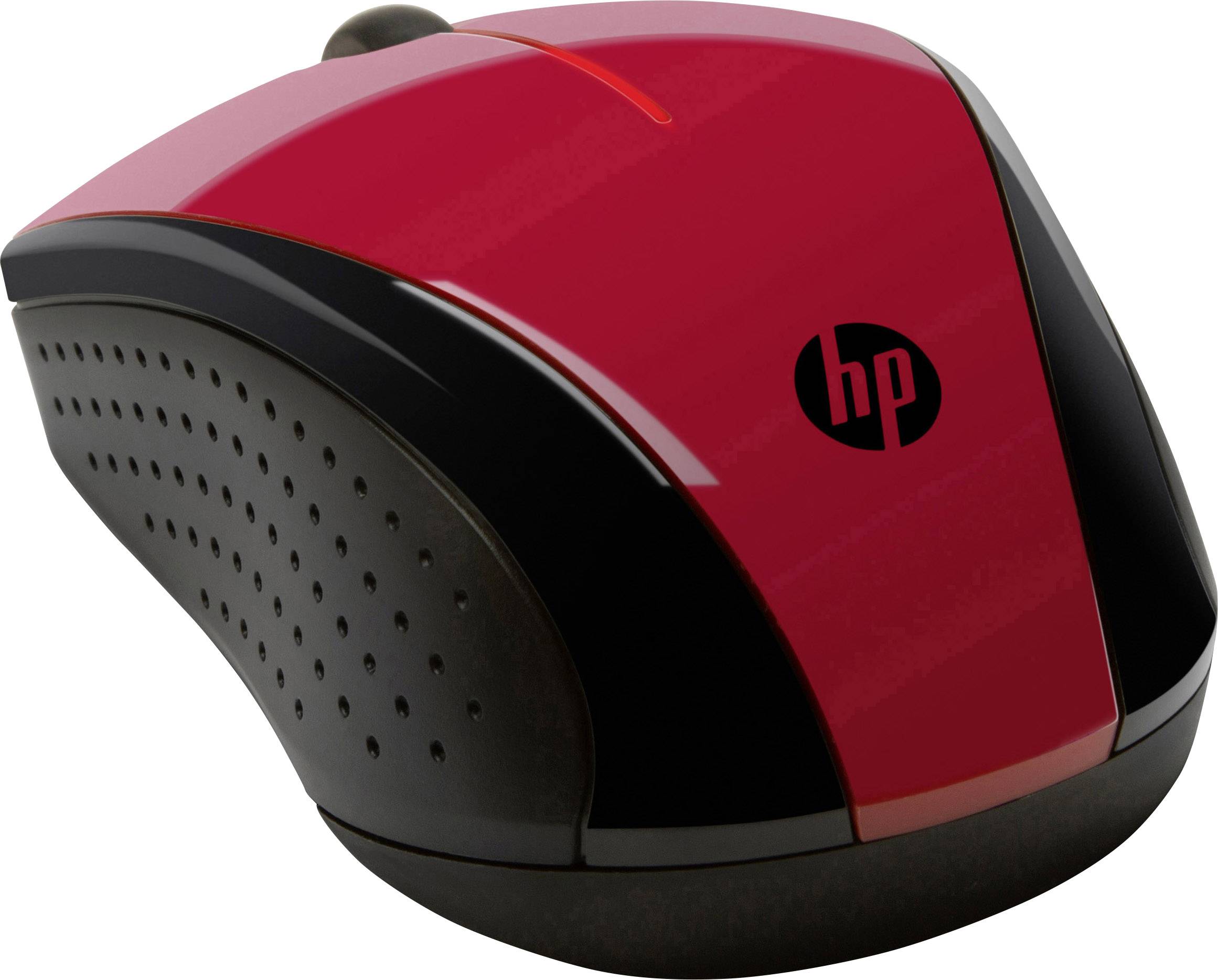HP X3000 Funk-Maus Optisch Rot