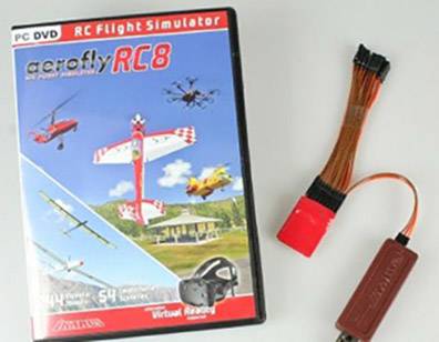 Ikarus aeroflyrc8 modellbau flugsimulator mit interface mit single